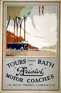 169 Toursfrom Bath Vintage A4 Photo Print