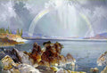 169 Yellowstone Lake 1875 Vintage A4 Photo Print
