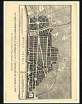 17 08 christopher wrens plan for rebuilding london after great fir Advert A4 Photo Print