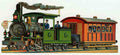 170 Train Scrap Vintage A4 Photo Print