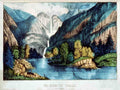 170 Yosemite Falls Vintage A4 Photo Print