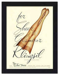 170 klingsill stockings advert 2 Vintage Advert A4 Photo Print