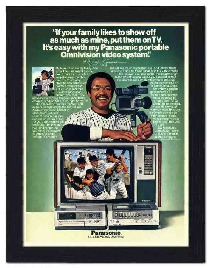 1700 video camera 1980s 2 Vintage Advert A4 Photo Print