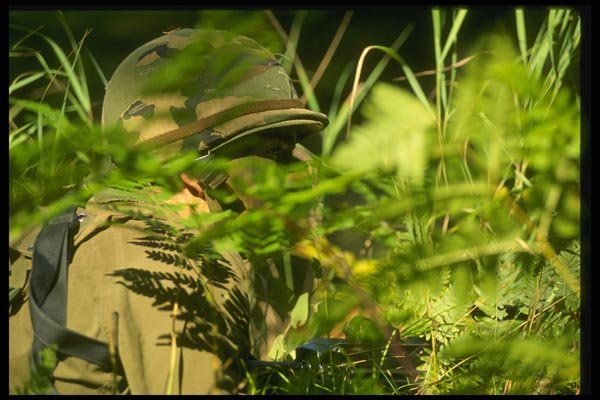170007 Camouflage Training A4 Photo Print