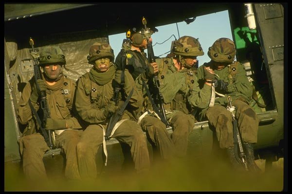 170011 Camouflage Patrol A4 Photo Print