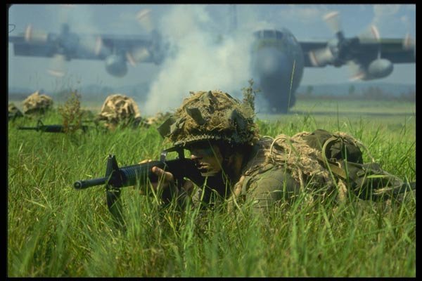 170014 Air mobile Assault Training A4 Photo Print