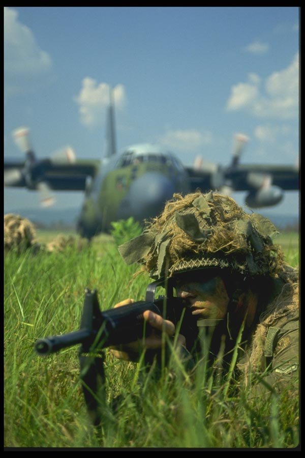 170015 Air mobile Assault Training A4 Photo Print