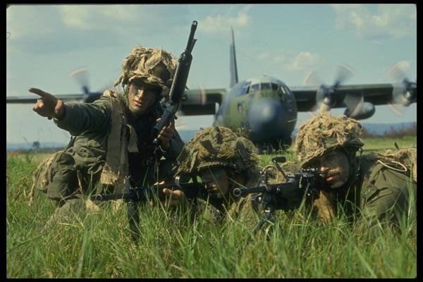 170016 Air mobile Assault Training A4 Photo Print