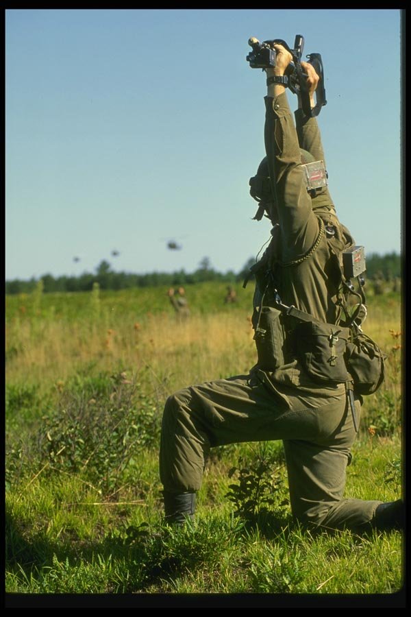 170017 Air mobile Assault Training A4 Photo Print