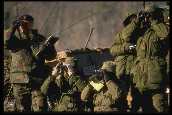 170021 Artillery Spotting A4 Photo Print