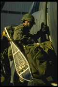 170024 Paratrooper Boarding Hercules C 130 A4 Photo Print