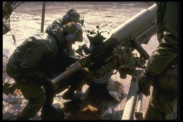 170028 Artillery Spotting A4 Photo Print