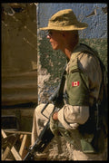 170041 Soldier Patrol, Mogadishu A4 Photo Print