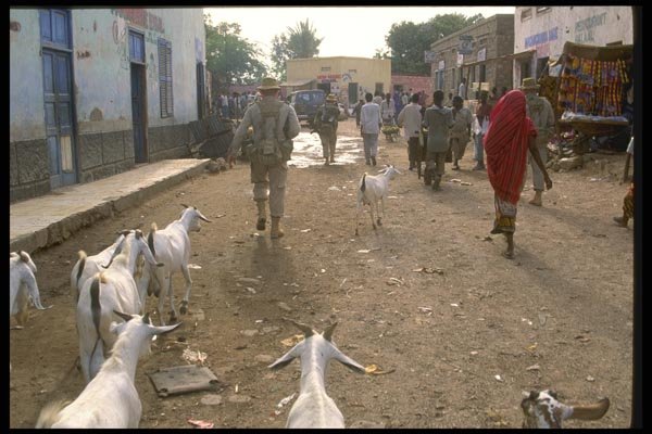 170042 Soldier Foot Patrol, Mogadishu A4 Photo Print