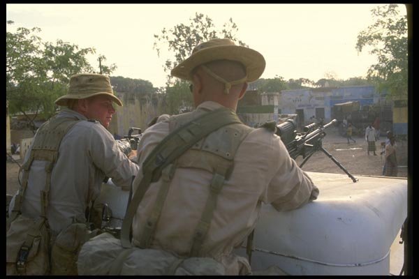 170043 Soldier Patrol, Mogadishu A4 Photo Print