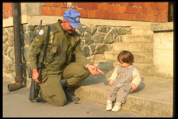 170054 UN Soldier, Croatia A4 Photo Print