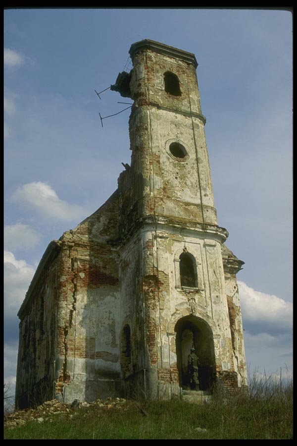 170072 Church Ruins, Croatia A4 Photo Print