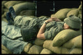 170080 Taking A Break, Gulf War A4 Photo Print