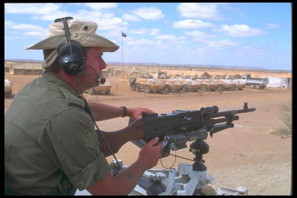 170084 Vehicle Patrol, Somalia A4 Photo Print