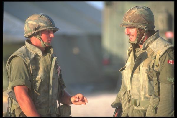 170086 Soldiers Conferring, Somalia A4 Photo Print