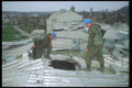 170088 Assessing Bomb Damage, Croatia A4 Photo Print