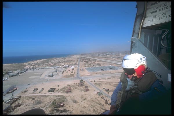 170092 Helicopter Door Gunner, Somalia A4 Photo Print