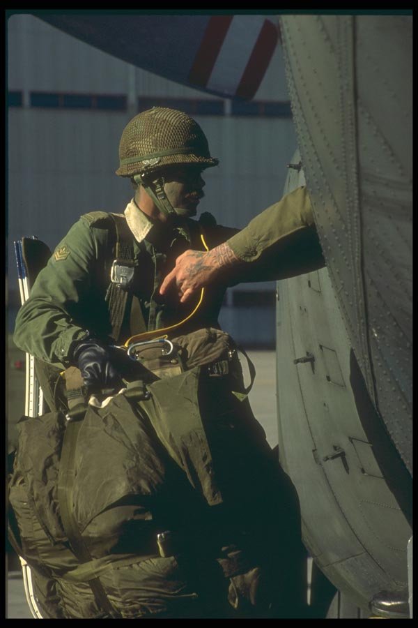 170096 Paratrooper Training A4 Photo Print
