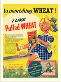 1716 Puffed Wheat Breakfast 1950S advert A4 Photo Print