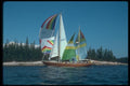 172003 Cuilan Cruising The Maine Coast With All Sails Up A4 Photo Print
