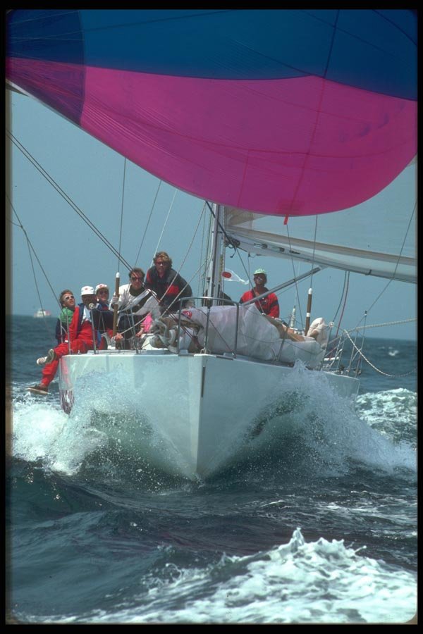 172009 Kropp Duster Head on And Holding on At Block Island A4 Photo Print