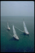 172021 Tampa Bay, Florida, A Fleet Approaches A Tower Mark A4 Photo Print