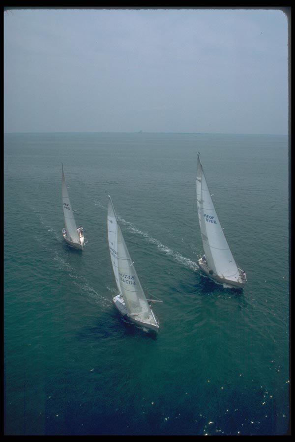 172021 Tampa Bay, Florida, A Fleet Approaches A Tower Mark A4 Photo Print