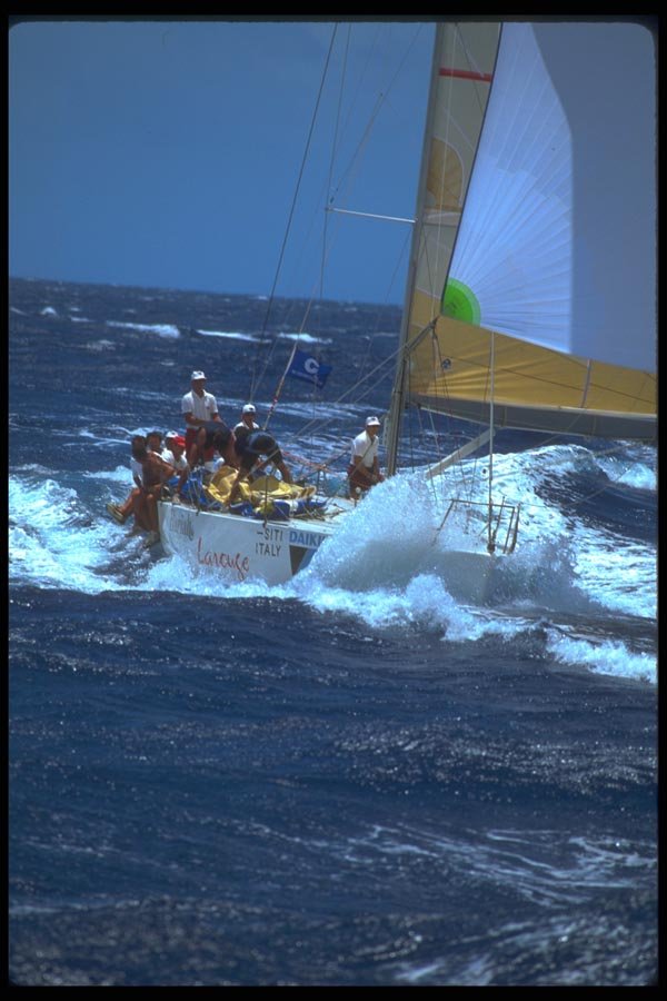 172034 Heavy Air Provides Excitement At The Kenwood Cup, Hawaii A4 Photo Print