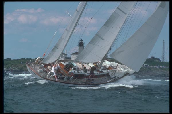 172044 Classic Yacht Race Off Newport, Rhode Island A4 Photo Print
