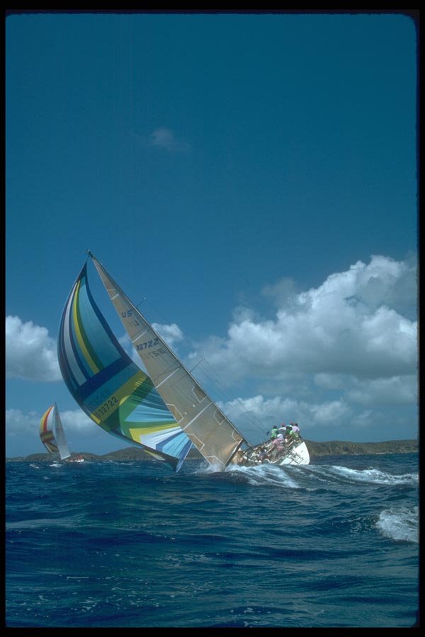 172045 Falcon Races At The Rolex Regatta, St. Thomas, USVI A4 Photo Print