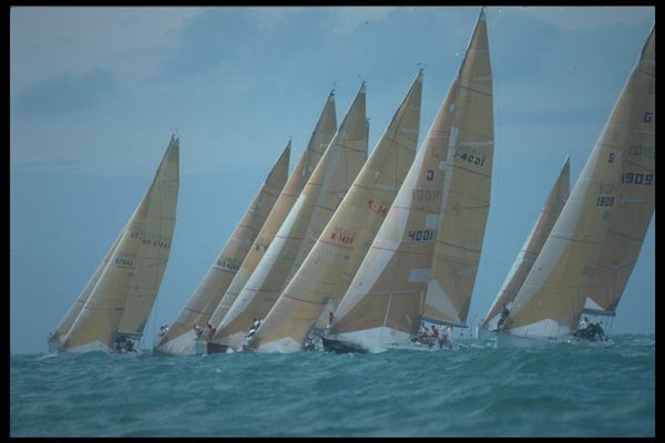 172079 50 footers Start Off Key West, Florida A4 Photo Print