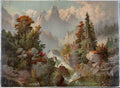 174 Cascade In The Rocky Mountains 1879 Large Format Vintage A4 Photo Print