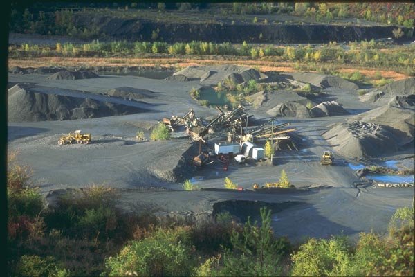 174016 Industrial Quarry Near Gap A4 Photo Print