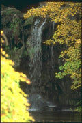 174055 Waterfall In Mountains Near Gap A4 Photo Print