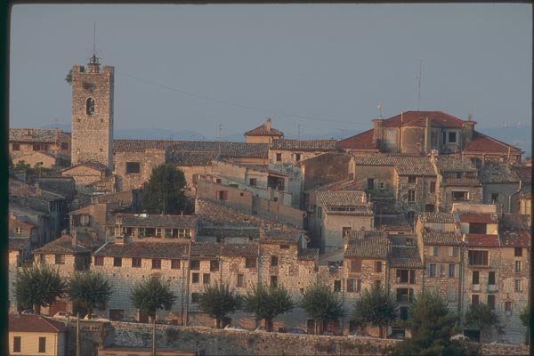 174070 The Old Town Of Grasse A4 Photo Print