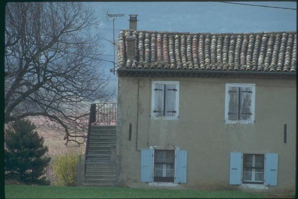 174076 Provencal Farm In Rhone Valley A4 Photo Print