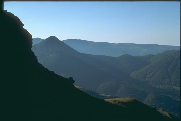174086 Small Mountains Near Gap A4 Photo Print