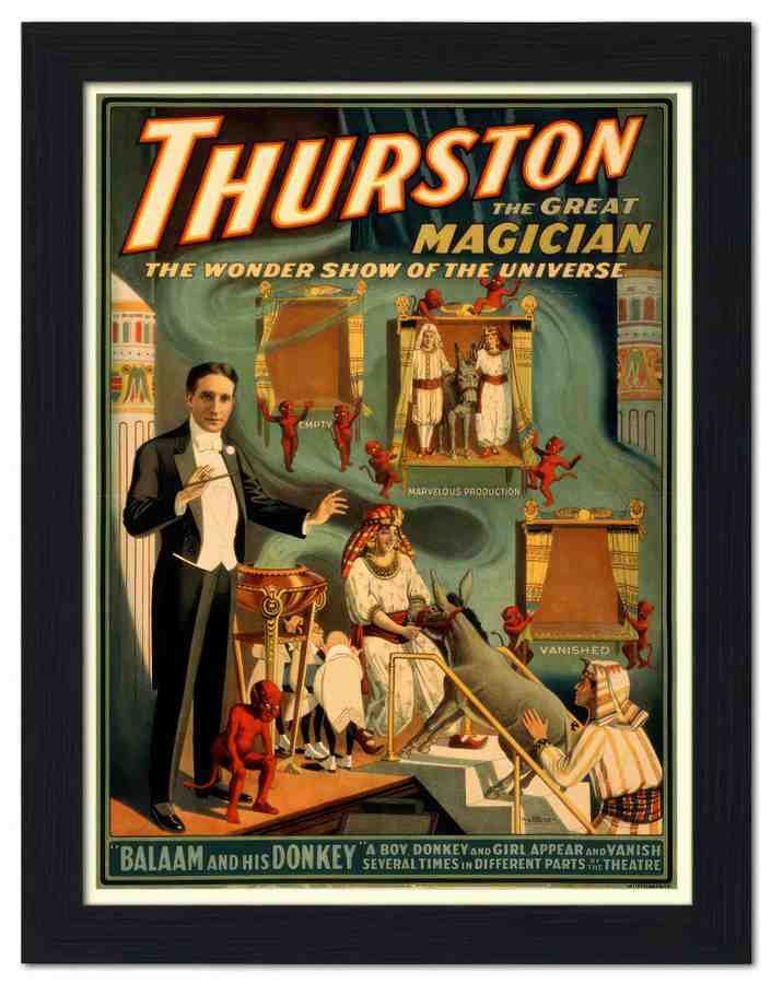 1742 thurston magic poster 2 Vintage Advert A4 Photo Print