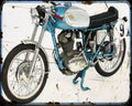 175 Gran Sport A4 Photo Print Motorbike Vintage Aged