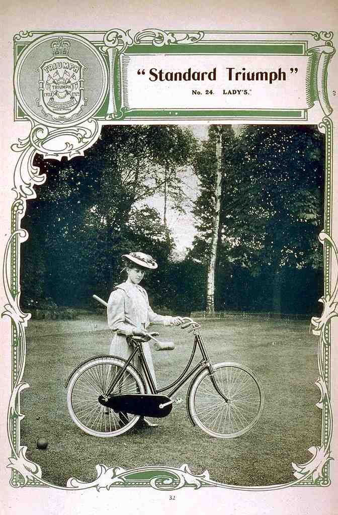 176 Triumph Cycles 1907 Vintage A4 Photo Print