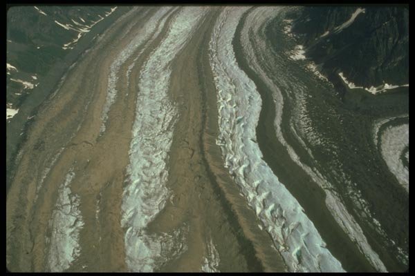 176008 Aerial View Of Ruth Glacier, Alaska A4 Photo Print