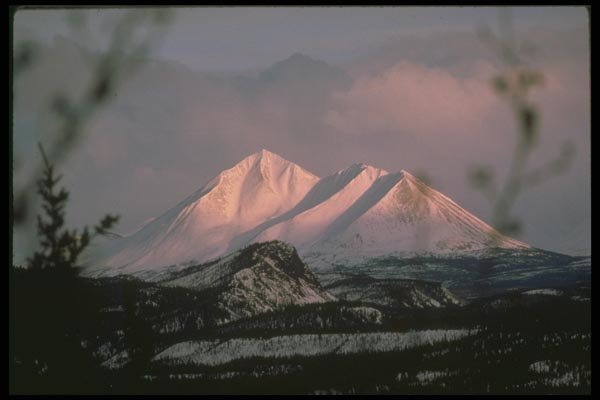 176012 Winter In The Alaska Range A4 Photo Print