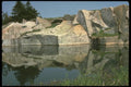 176029 Reflections, Old Quarry, Coastal Maine A4 Photo Print