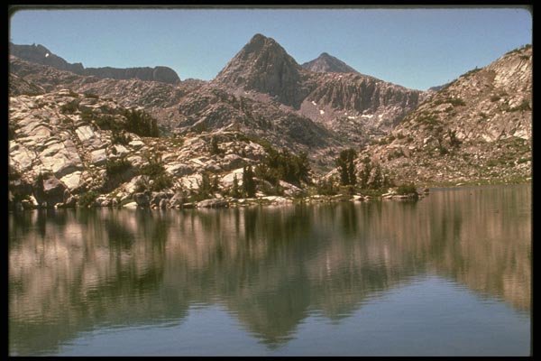 176038 Evolution Lake, Sierra Nevada Mountains, California A4 Photo Print