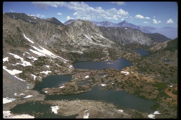 176076 View East From Bishop Pass, California A4 Photo Print